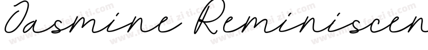Jasmine Reminiscents字体转换